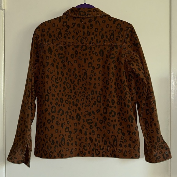 Universal Thread Leopard Print Chore Jacket - Picture 2 of 4